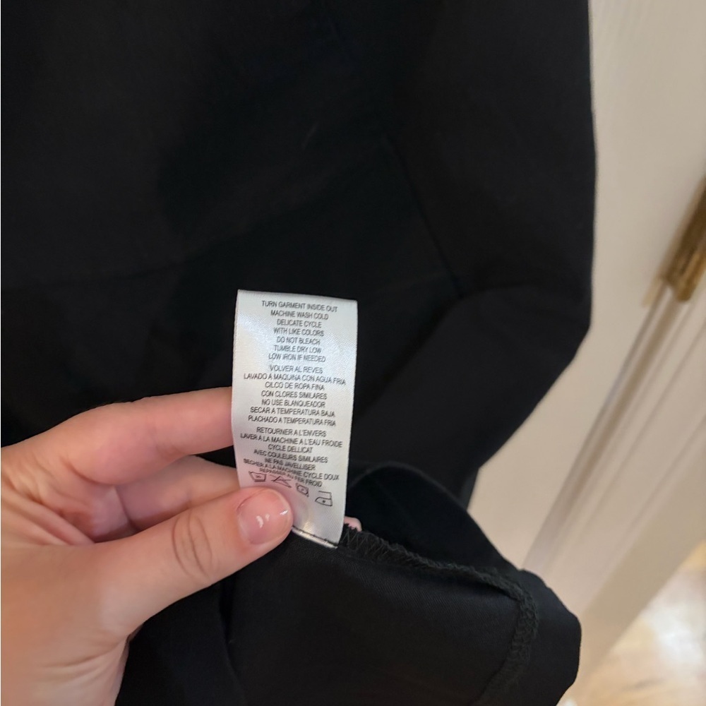 Nina Leonard Black Dress Midi Sleeveless Pullover Solid Cocktail Women’s M - Picture 8 of 9